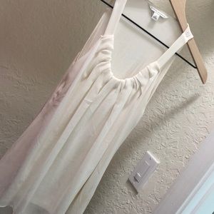 Banana Republic Ivory Tank Blouse - Sz Small - NWOT